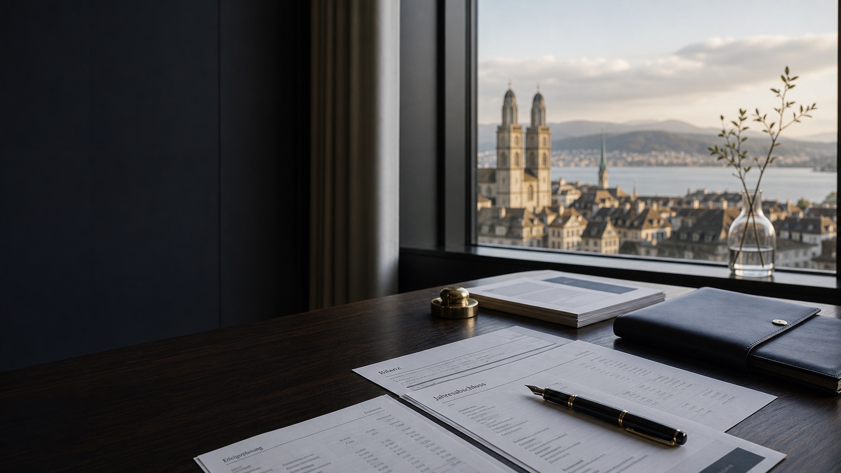 Kontur & Partner Showroom Vorschau mit hellem Beratungsbüro in Zürich